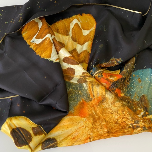 Dior Mat Collishaw limited edition butterfly scarf - Picture 4 of 5
